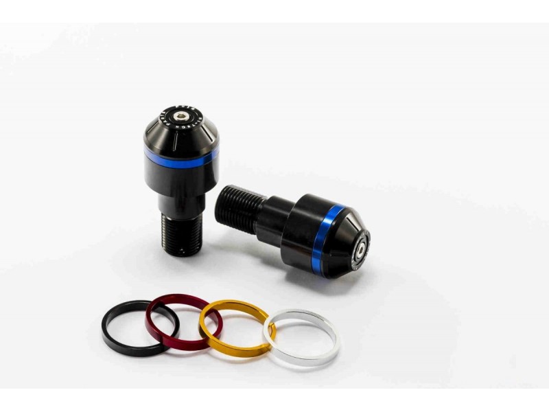 Bar ends PUIG SHORT WITH RING 8173N colour rings included