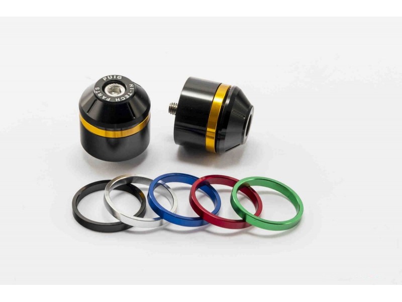 Bar ends PUIG SHORT WITH RING 8860N colour rings included