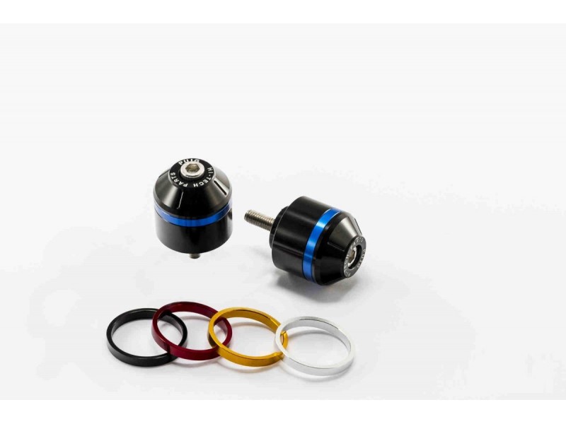 Bar ends PUIG SHORT WITH RING 8863N colour rings included