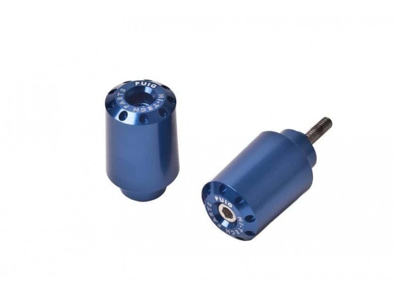 Bar ends PUIG LONG 9357A Albastru