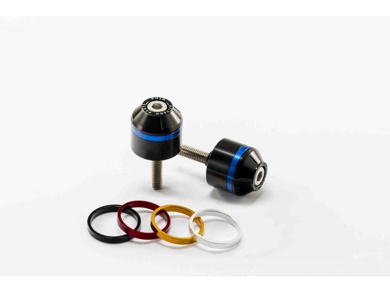 Bar ends PUIG SHORT WITH RING 9374N colour rings included