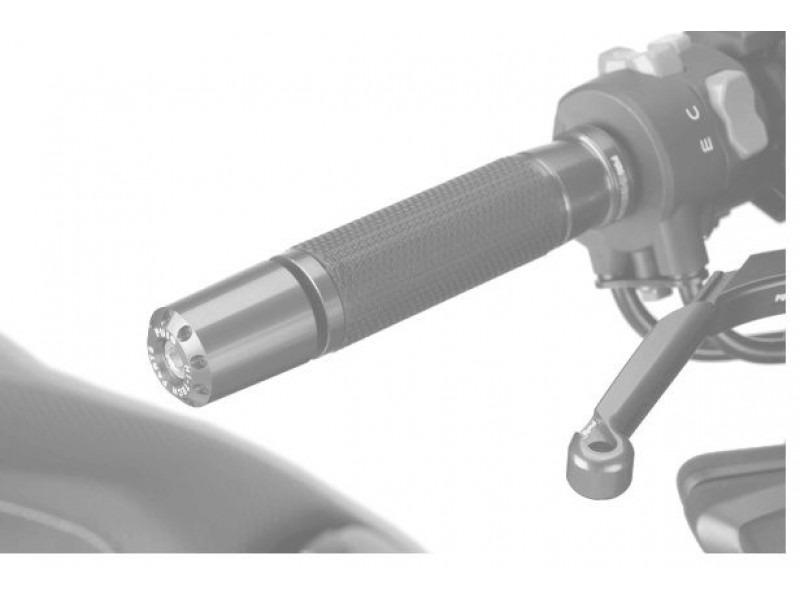 Bar ends PUIG LONG 9537P argintiu