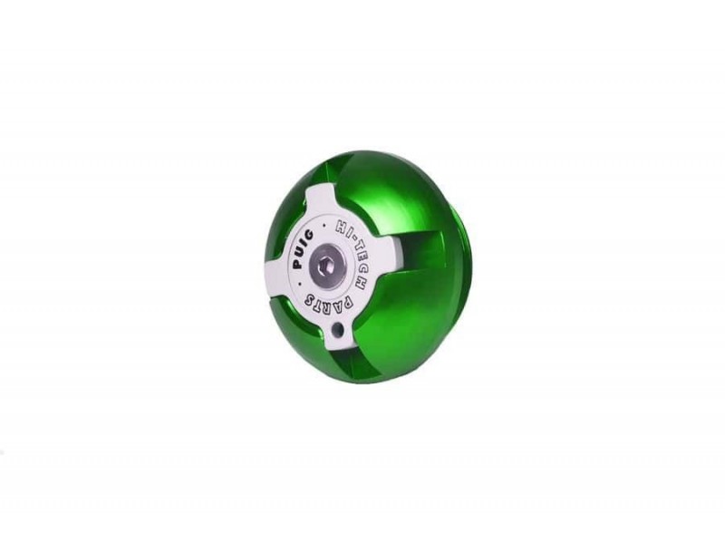 Plug oil cap PUIG 6781V verde M20x2,5