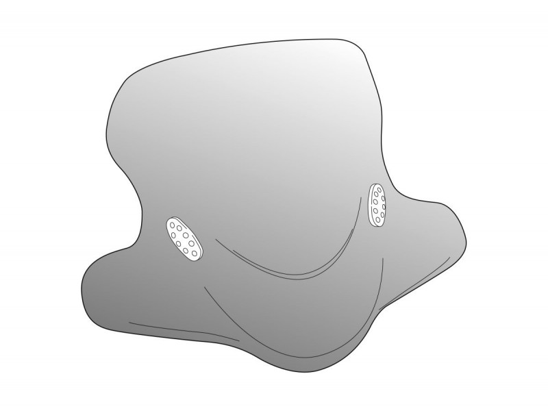 Windshield PUIG CITY TOURING 0200H smoke Windshield PUIG CITY TOURING 0200H smoke