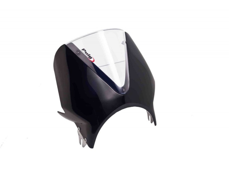 Windshield PUIG VISION 005NW black/transparent Windshield PUIG VISION 005NW black/transparent