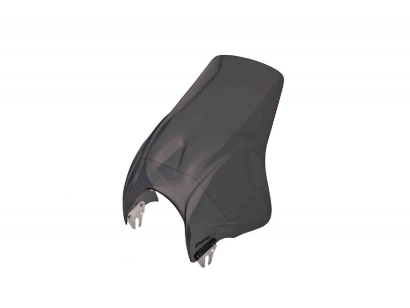 Windshield PUIG PLUS 4620F dark smoke universal