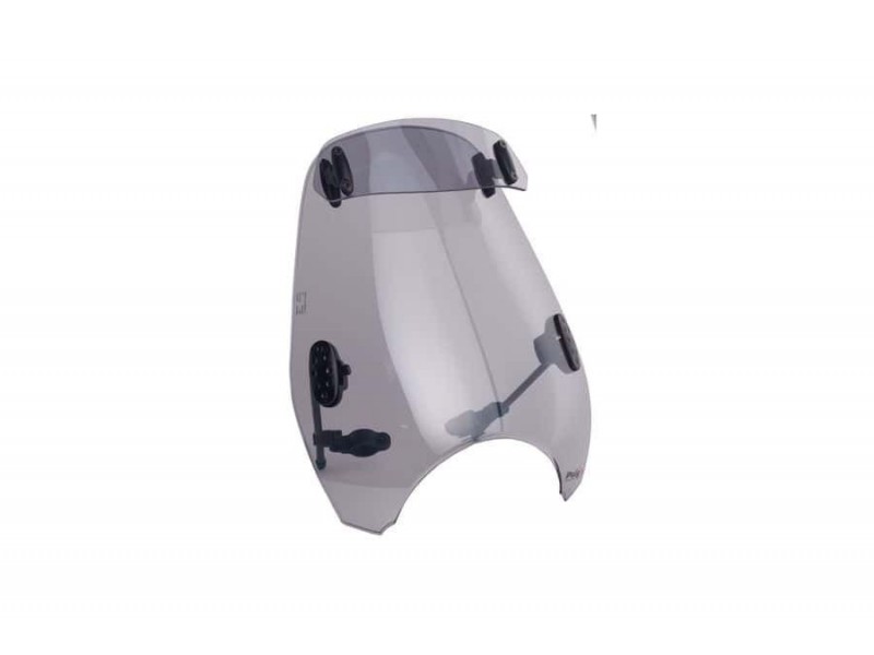 Windshield PUIG CUSTOM II WITH VISOR 5921H smoke universal