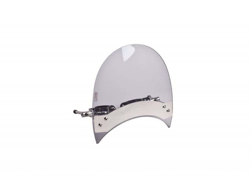 Windshield PUIG ROADSTER 0444H smoke universal, fixations on front forks
