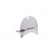 Windshield PUIG ROADSTER 0444H smoke universal, fixations on front forks