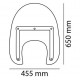 Windshield PUIG AMERICA I 9162W transparent Windshield PUIG AMERICA I 9162W transparent