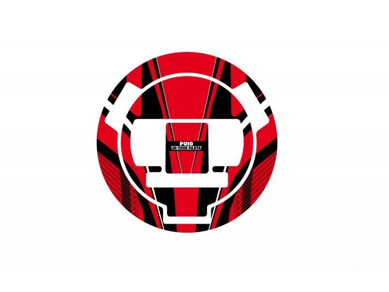 Fuel cap cover PUIG RADIKAL 6300R Rosu Fuel cap cover PUIG RADIKAL 6300R Rosu