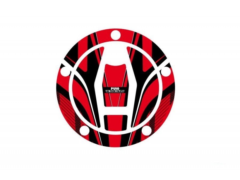 Fuel cap cover PUIG RADIKAL 9049R Rosu Fuel cap cover PUIG RADIKAL 9049R Rosu