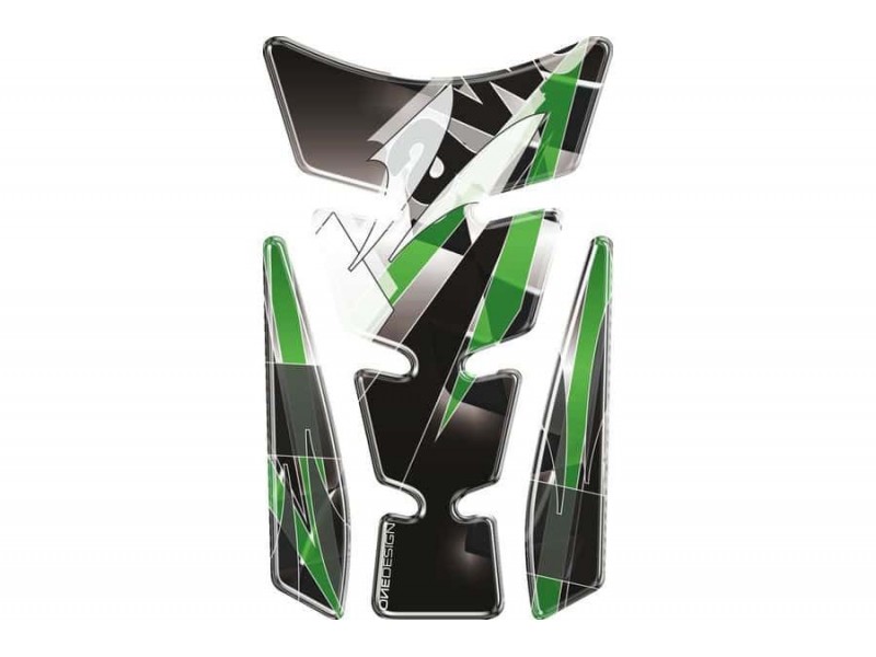 Tank pad PUIG WINGS 4720N Negru with side part