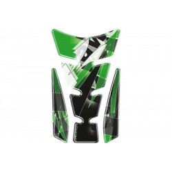 Tank pad PUIG WINGS 4720V verde with side part Tank pad PUIG WINGS 4720V verde with side part