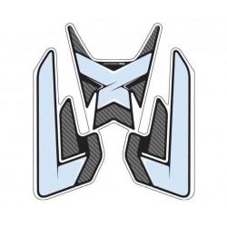 Tank pad PUIG SPECIFIC 8434C carbon look with side part