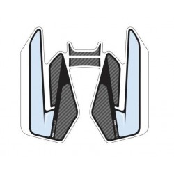 Tank pad PUIG SPECIFIC 8438C carbon look with side part