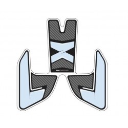 Tank pad PUIG SPECIFIC 9129C carbon look with side part Tank pad PUIG SPECIFIC 9129C carbon look with side part