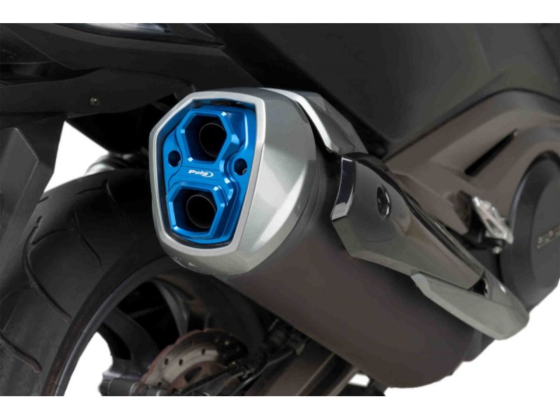 End tube for exhaust PUIG 9542A Albastru