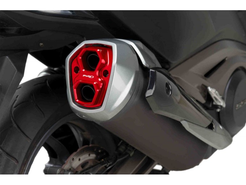 End tube for exhaust PUIG 9542R Rosu
