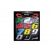 Sticker PUIG NUMBER 0 4263N Negru 115mm (5 units)