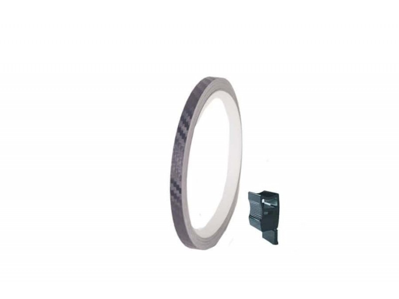 Rim strip PUIG 4542C carbon look 7mm x 6m (with aplicator)