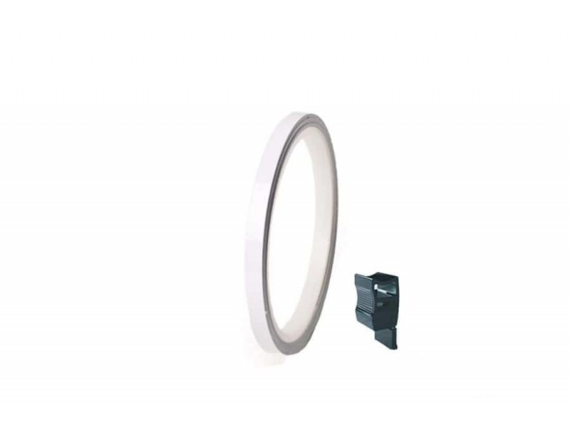 Rim strip PUIG 4542M pure white 7mm x 6m (with aplicator) Rim strip PUIG 4542M pure white 7mm x 6m (with aplicator)