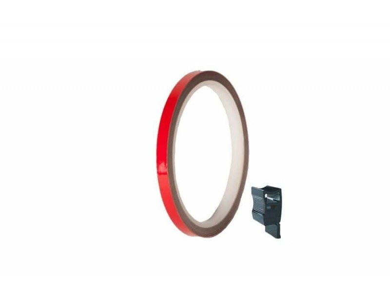 Rim strip PUIG 4542R red reflective 7mm x 6m (with aplicator) Rim strip PUIG 4542R red reflective 7mm x 6m (with aplicator)