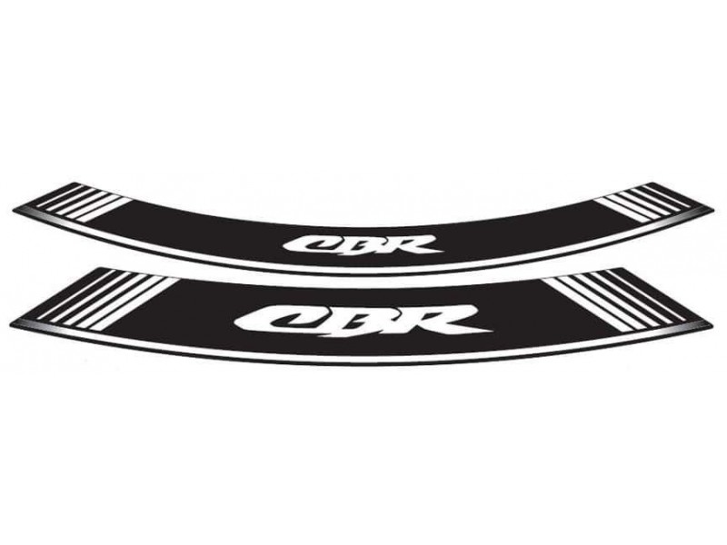 Rim strip PUIG CBR 5524B Alb set of 8 rim strips