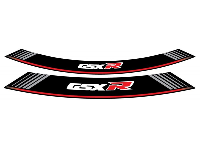 Rim strip PUIG GSXR 5525P argintiu set of 8 rim strips