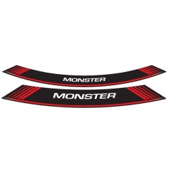 Rim strip PUIG MONSTER 5527R Rosu set of 8 rim strips Rim strip PUIG MONSTER 5527R Rosu set of 8 rim strips