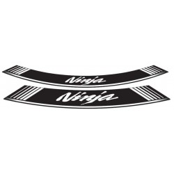 Rim strip PUIG NINJA 5528B white set of 8 rim strips Rim strip PUIG NINJA 5528B white set of 8 rim strips