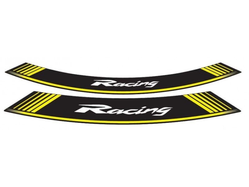 Rim strip PUIG RACING 5531G galben set of 8 rim strips