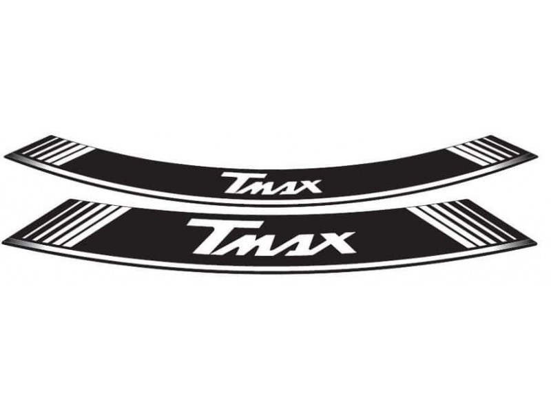 Rim strip PUIG T-MAX 5532B white set of 8 rim strips