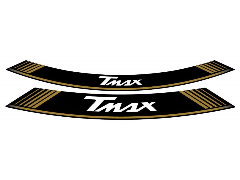 Rim strip PUIG T-MAX 5532O auriu set of 8 rim strips