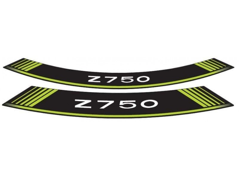 Rim strip PUIG Z750 5545V verde set of 8 rim strips