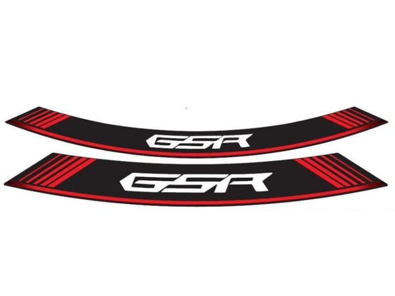 Rim strip PUIG GSR 5989R Rosu set of 8 rim strips