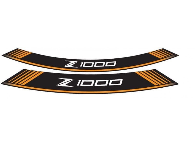 Rim strip PUIG Z1000 7590T portocaliu set of 8 rim strips