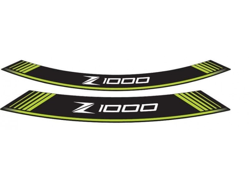 Rim strip PUIG Z1000 7590V verde set of 8 rim strips