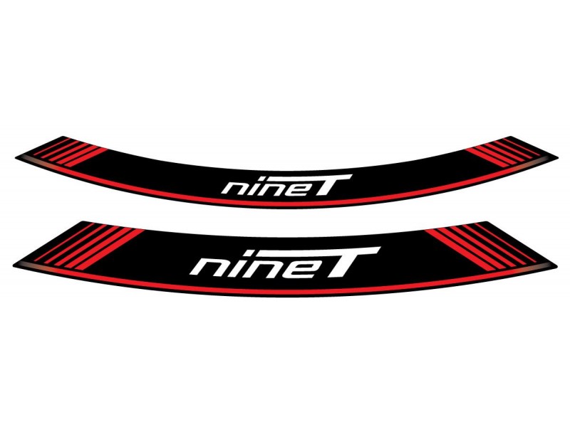 Rim strip PUIG R NINE T 9133R Rosu set of 8 rim strips