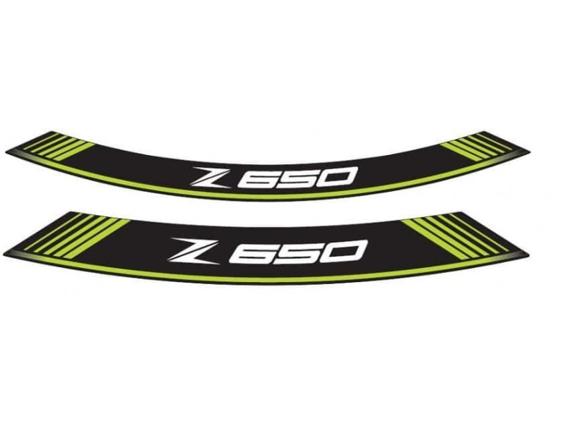Rim strip PUIG Z650 9290V verde set of 8 rim strips