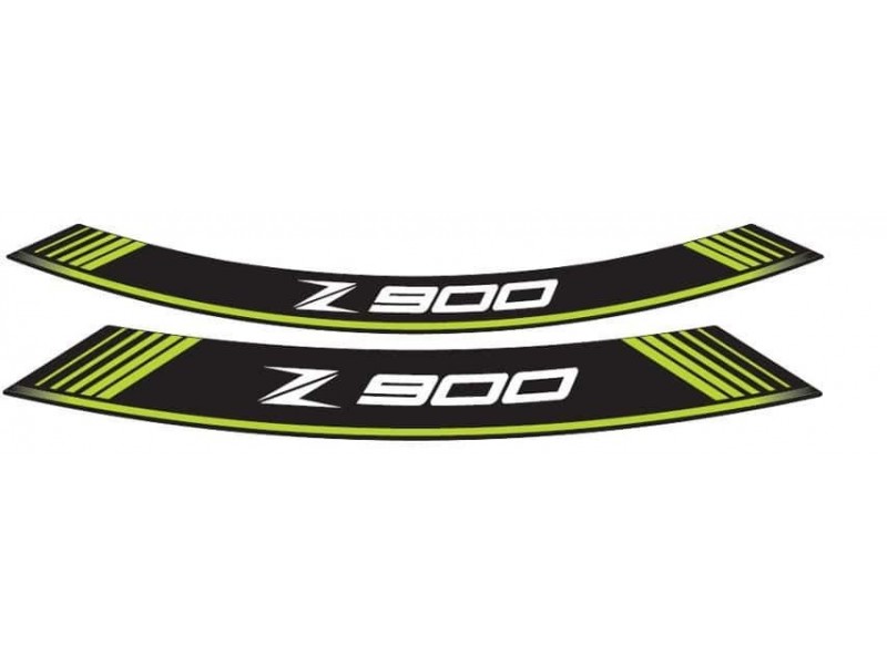 Rim strip PUIG Z900 9291V verde set of 8 rim strips
