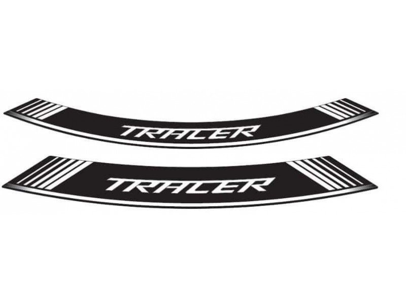 Rim strip PUIG TRACER 9293B Alb set of 8 rim strips