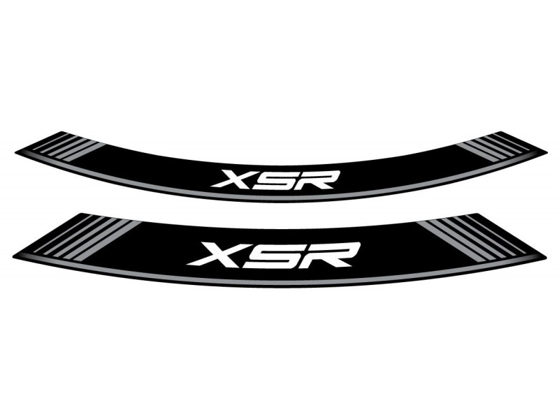 Rim strip PUIG XSR 9985P argintiu set of 8 rim strips