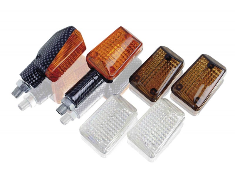 Turn signals PUIG MINI 4042C carbon look short, homologated Turn signals PUIG MINI 4042C carbon look short, homologated