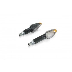 Turn signals PUIG PEAK 4494C carbon look long, homologated Turn signals PUIG PEAK 4494C carbon look long, homologated