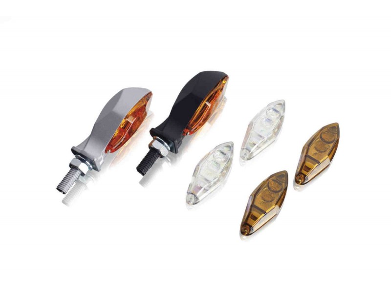 Turn signals PUIG MASA 4871N Negru short, homologated