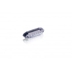 Brake rear light PUIG SHARK (80 x 20 mm) 4605W clear lens with license light Brake rear light PUIG SHARK (80 x 20 mm) 4605W clear lens with license light