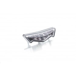 Brake rear light PUIG SMILE II (83 x 20 mm) 6493W clear lens with license light Brake rear light PUIG SMILE II (83 x 20 mm) 6493W clear lens with license light