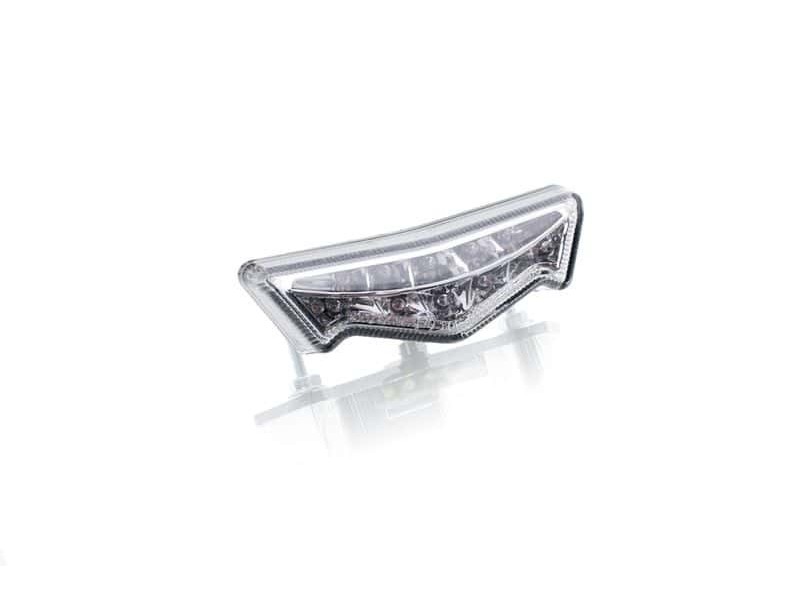 Brake rear light PUIG SMILE II (83 x 20 mm) 6493W clear lens with license light