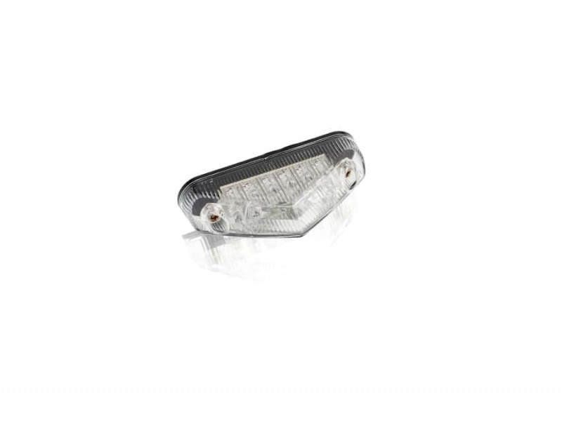 Brake rear light PUIG SHARK II (80 x 20 mm) 8635W clear lens with license light